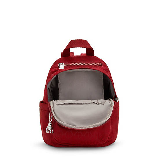 Kipling Delia Mini Ryggsekk Rød | NO 1651AH